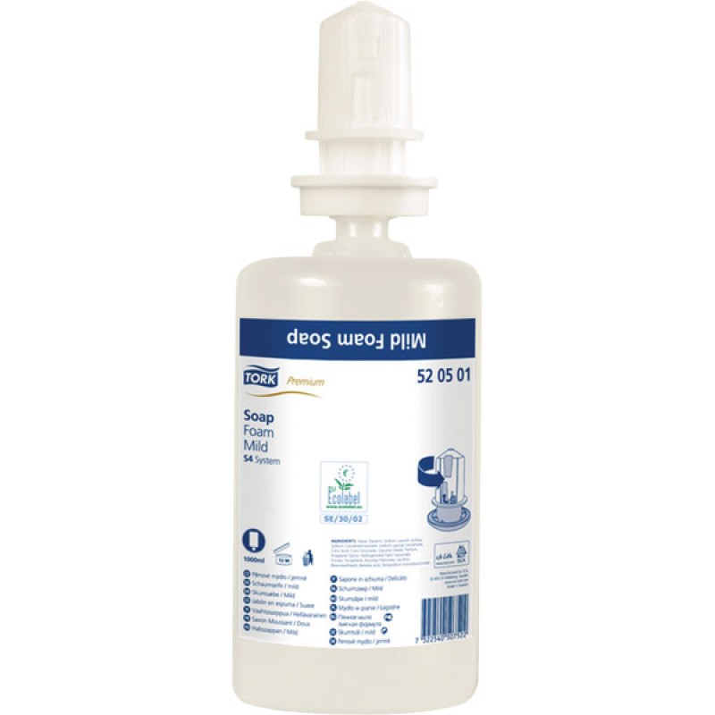 Muilas Tork Premium Foam Mild S4, 1L  520501